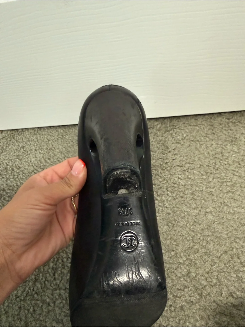 CHANEL black pumps